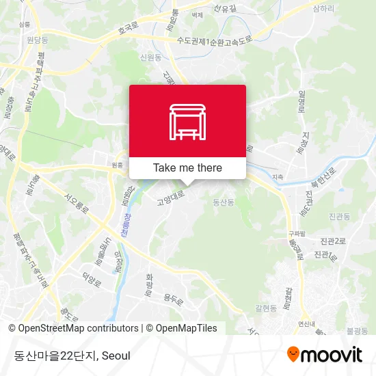 동산마을22단지 map