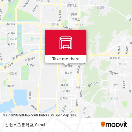 신현북초등학교 map