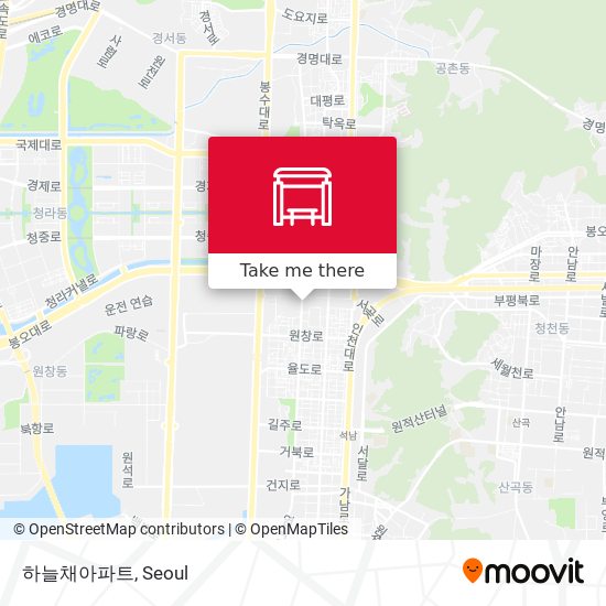 하늘채아파트 map