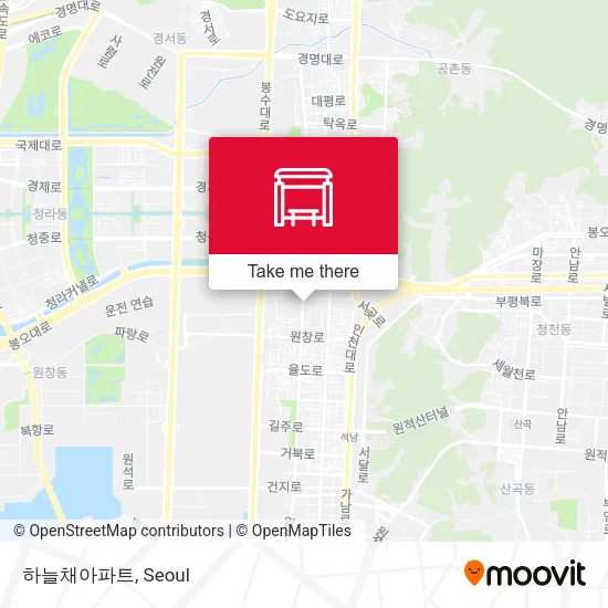 하늘채아파트 map