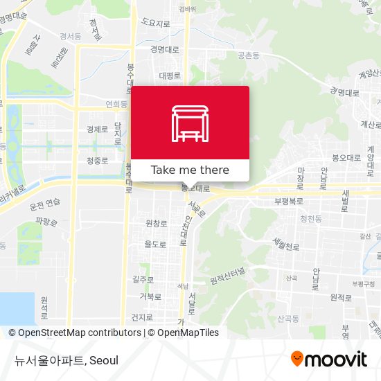 뉴서울아파트 map