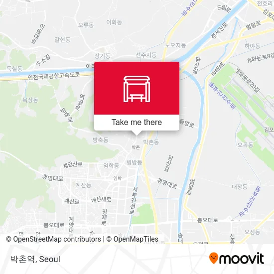 박촌역 map