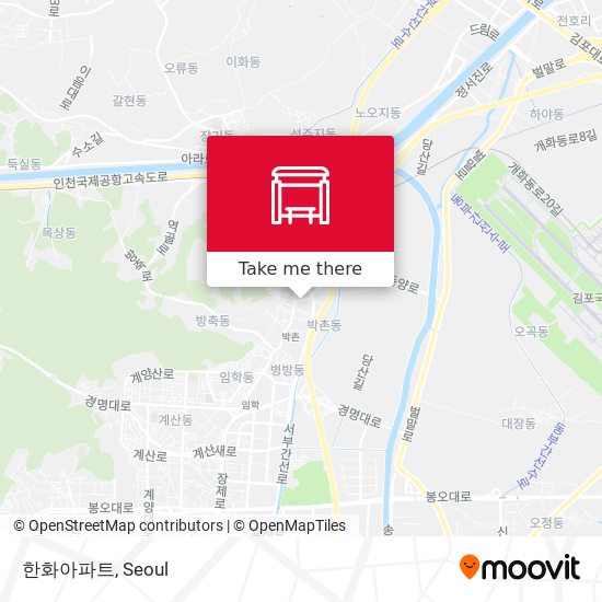 한화아파트 map