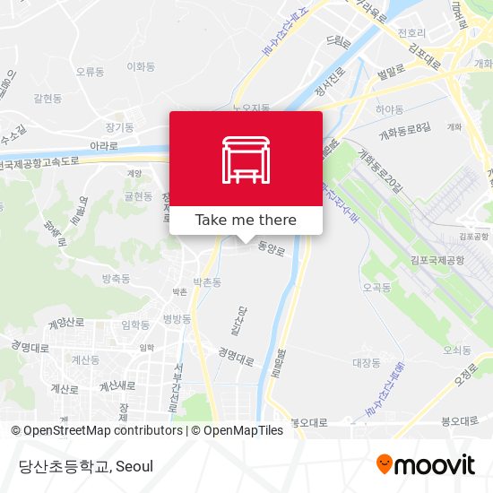 당산초등학교 map