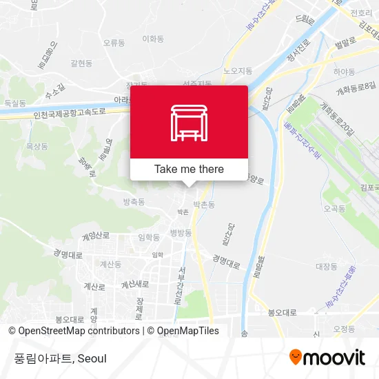 풍림아파트 map