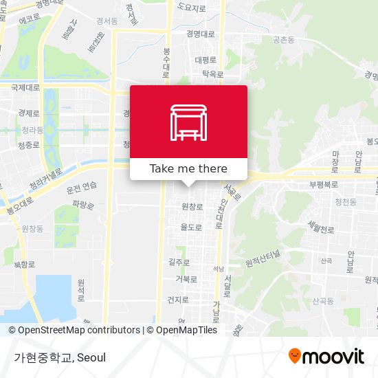 가현중학교 map