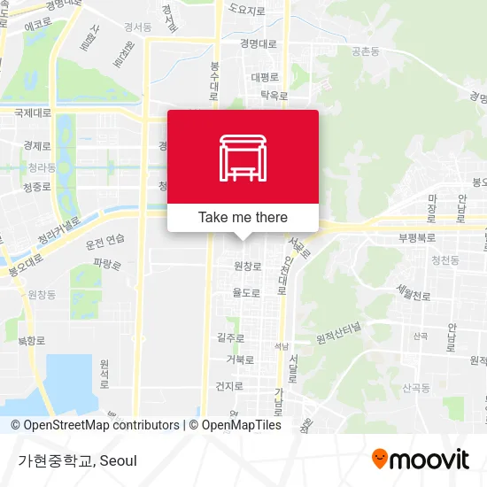 가현중학교 map