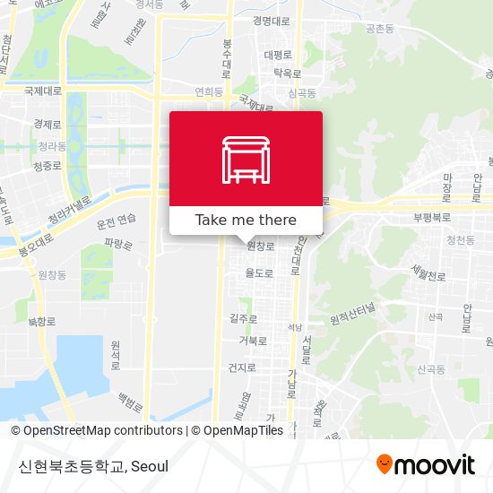 신현북초등학교 map