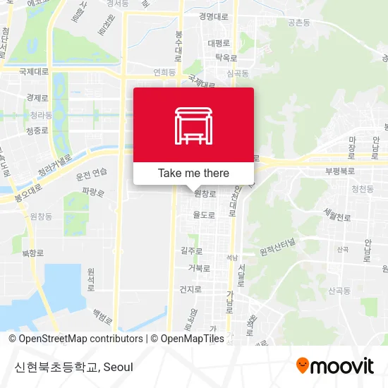 신현북초등학교 map