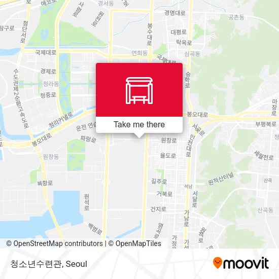 청소년수련관 map