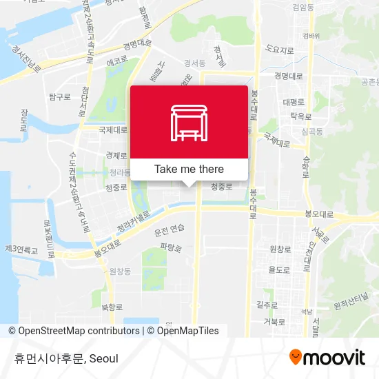 휴먼시아후문 map