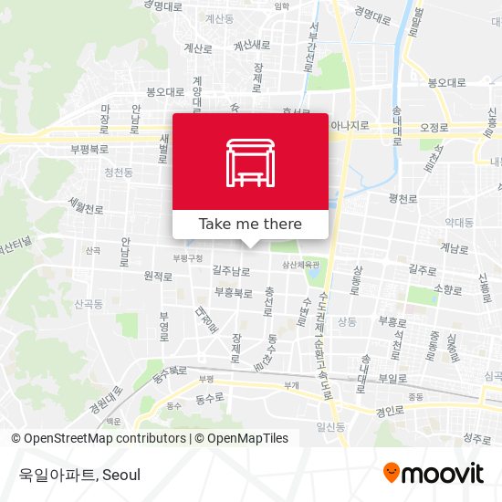 욱일아파트 map