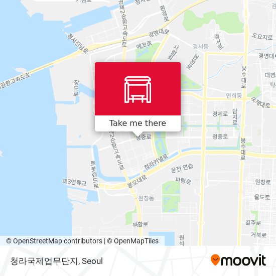 청라국제업무단지 map