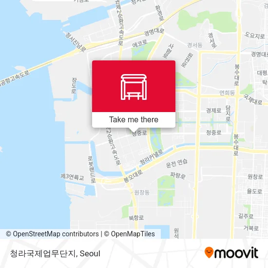 청라국제업무단지 map