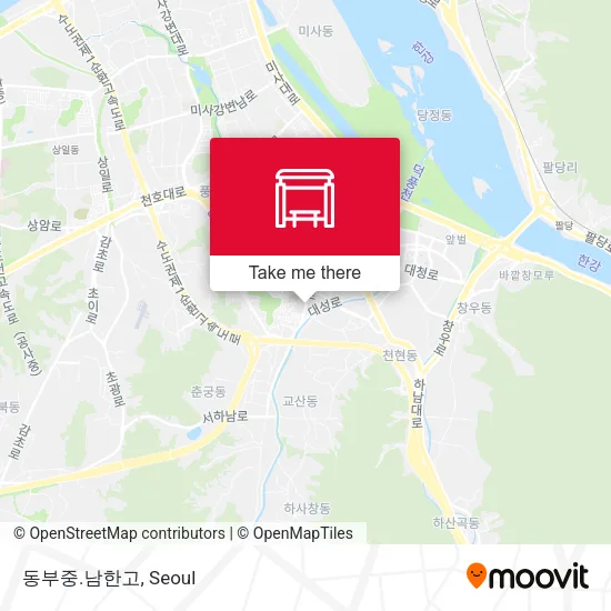 동부중.남한고 map