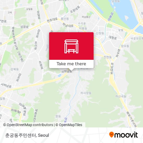 춘궁동주민센터 map