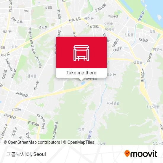 고골낚시터 map