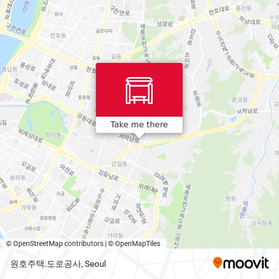 원호주택.도로공사 map