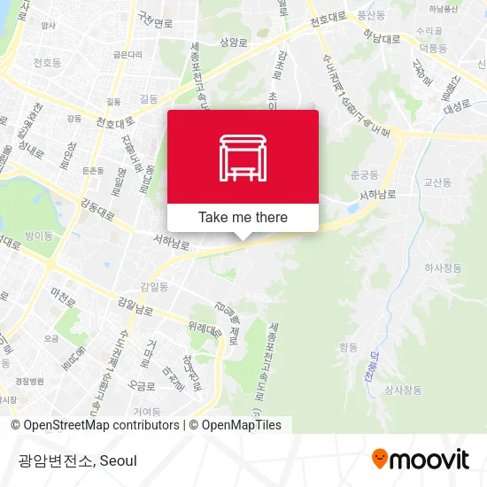 광암변전소 map