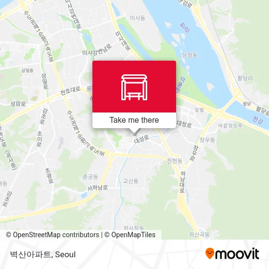 벽산아파트 map