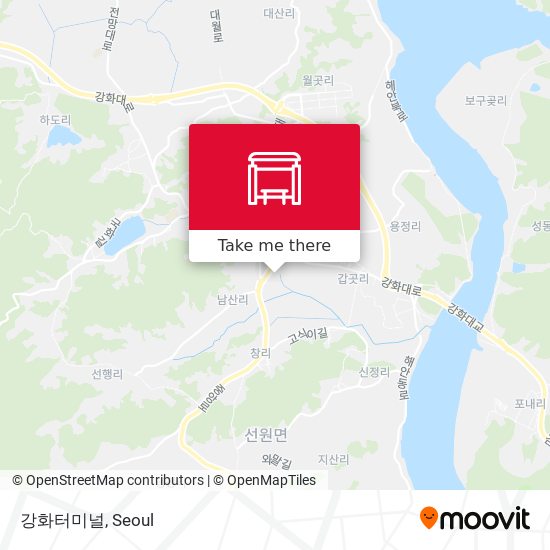 강화터미널 map