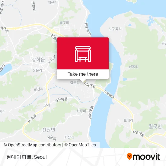 현대아파트 map