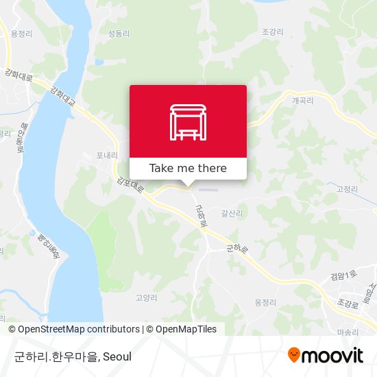 군하리.한우마을 map