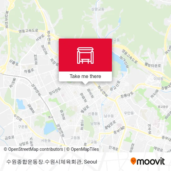 수원종합운동장.수원시체육회관 map