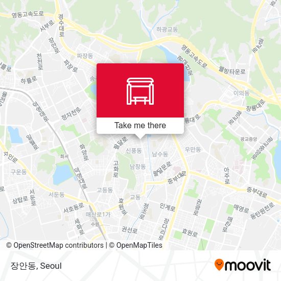 장안동 map