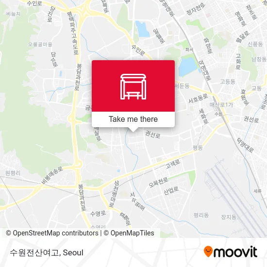 수원전산여고 map