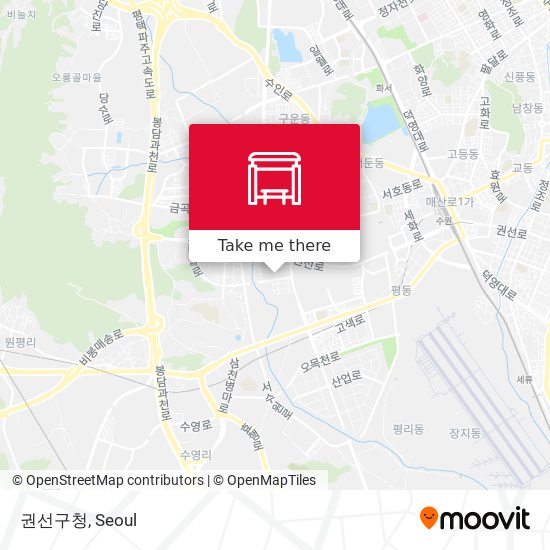권선구청 map