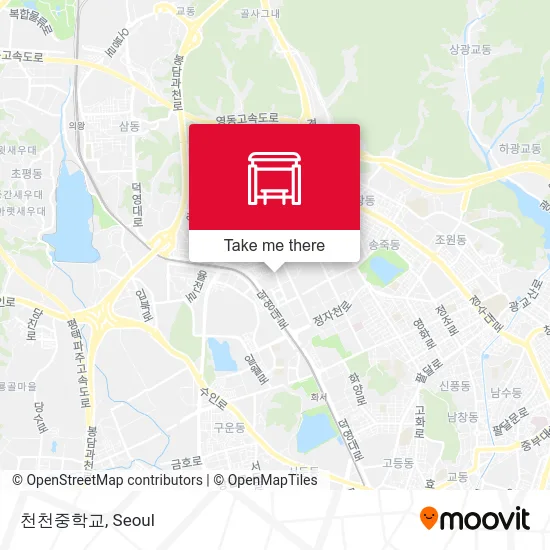 천천중학교 map