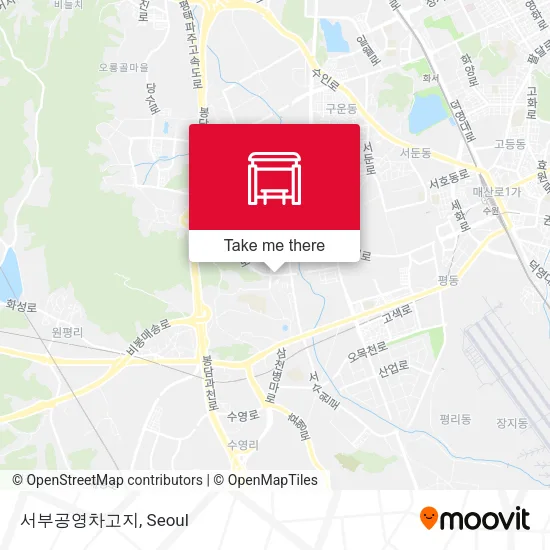 서부공영차고지 map