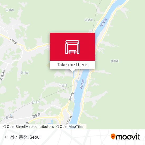 대성리종점 map