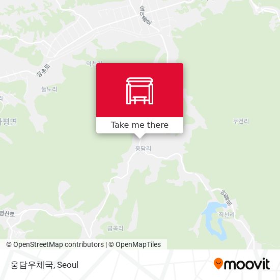웅담우체국 map