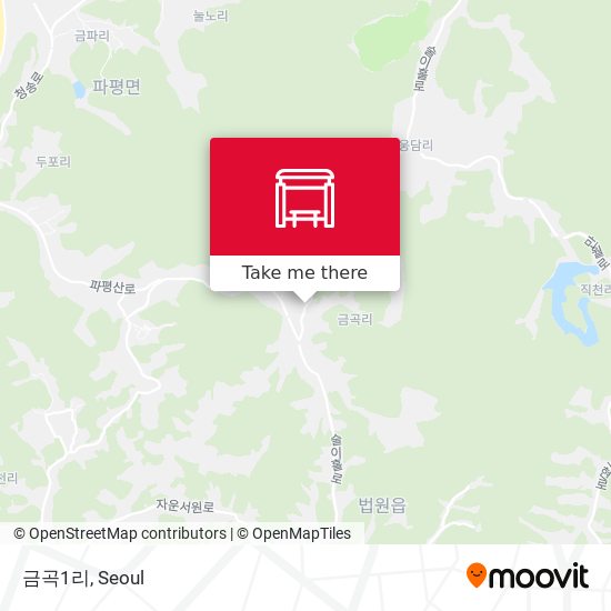 금곡1리 map