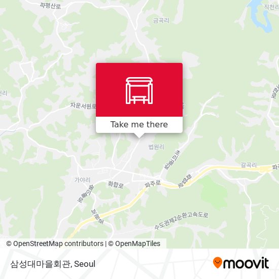 삼성대마을회관 map
