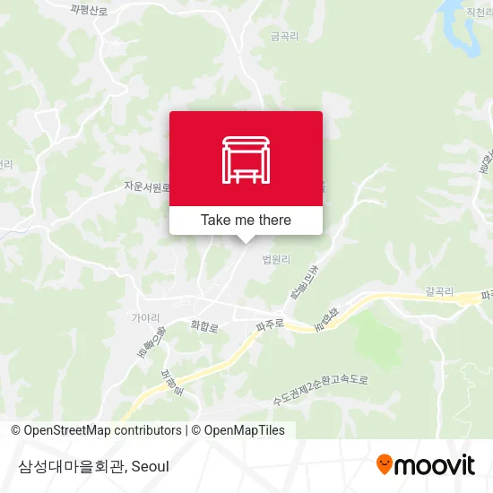 삼성대마을회관 map