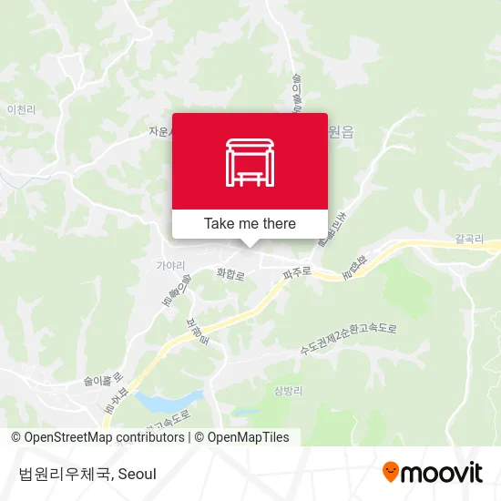 법원리우체국 map