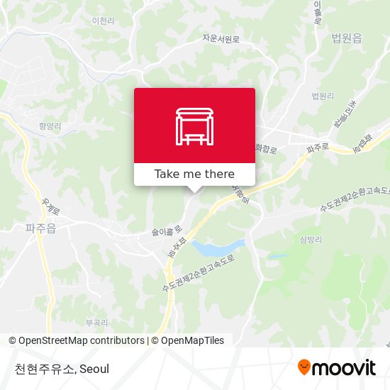 천현주유소 map