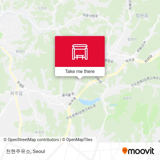 천현주유소 map
