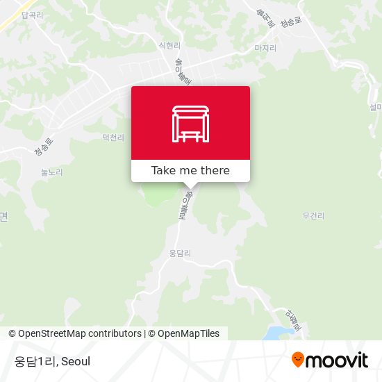 웅담1리 map