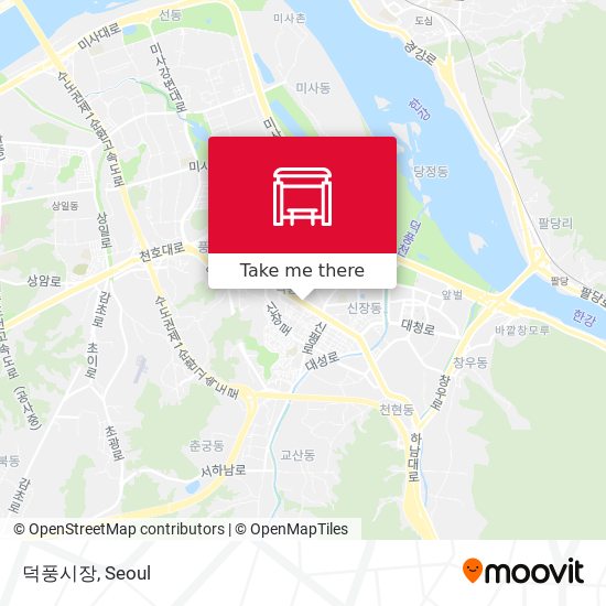 덕풍시장 map