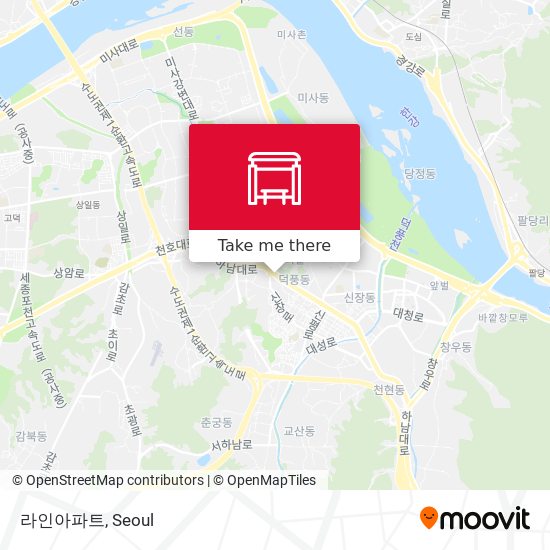 라인아파트 map