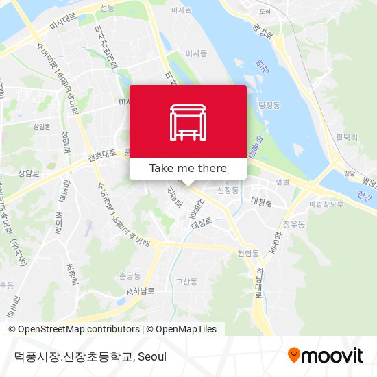 덕풍시장.신장초등학교 map