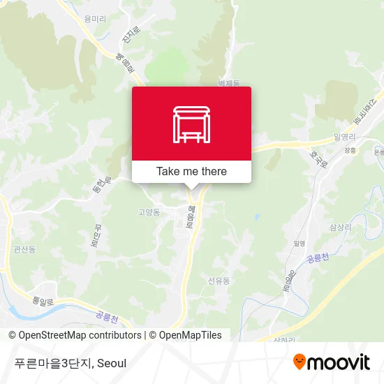 푸른마을3단지 map