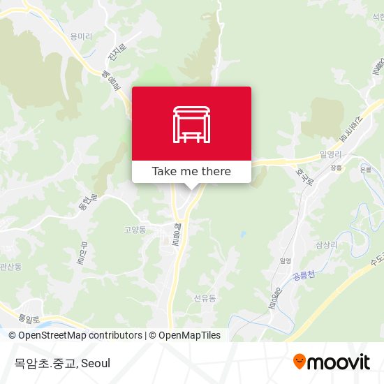 목암초.중교 map