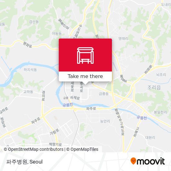 파주병원 map