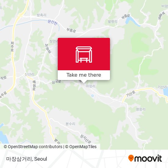 마장삼거리 map