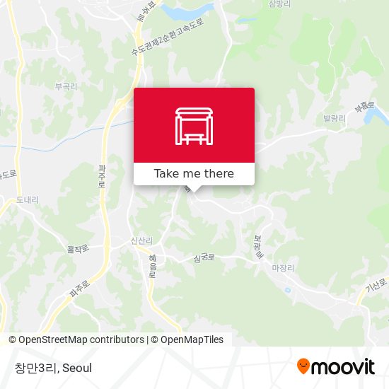 창만3리 map